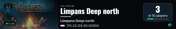 Limpans Deep north live status badge