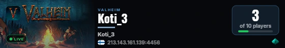 Koti_3 live status badge