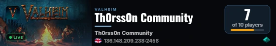 Th0rss0n Community live status badge
