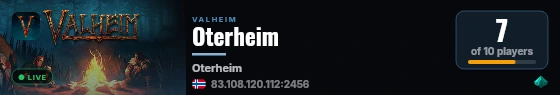 Oterheim live status badge