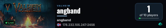 angband live status badge