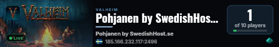 Pohjanen by SwedishHost.se live status badge
