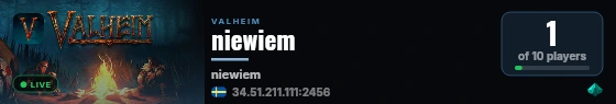 niewiem live status badge