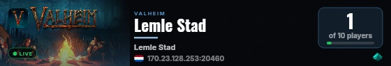 Lemle Stad live status badge