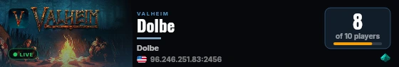 Dolbe live status badge
