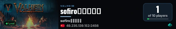 sofiro的英灵神殿 live status badge