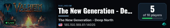 The New Generation - Deep North live status badge