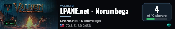 LPANE.net - Norumbega live status badge