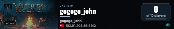 gogogo_john live status badge