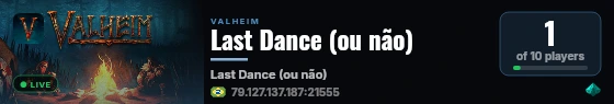 Last Dance (ou não) live status badge