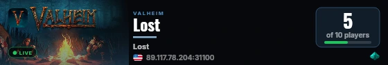 Lost live status badge