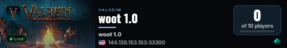 woot 1.0 live status badge