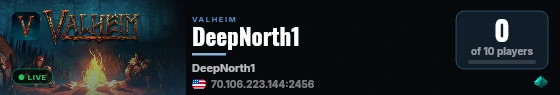DeepNorth1 live status badge