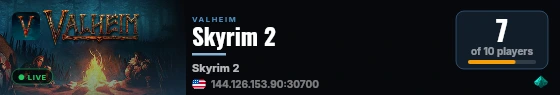 Skyrim 2 live status badge