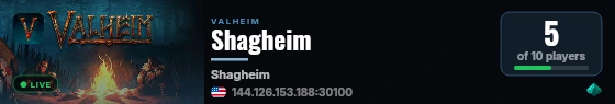 Shagheim live status badge