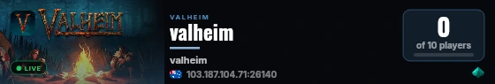 valheim live status badge