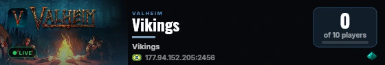 Vikings live status badge