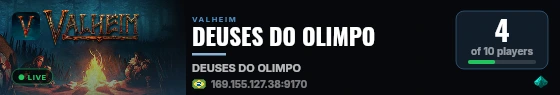 DEUSES DO OLIMPO live status badge
