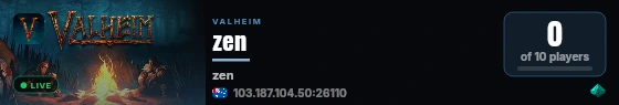 zen live status badge