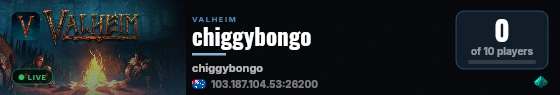 chiggybongo live status badge