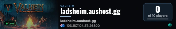 ladsheim.aushost.gg live status badge