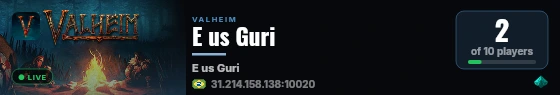 E us Guri live status badge