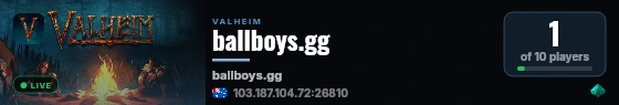 ballboys.gg live status badge