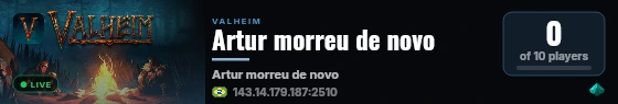 Artur morreu de novo live status badge