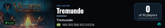 Tremundo live status badge
