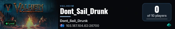 Dont_Sail_Drunk live status badge