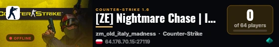 [ZE] Nightmare Chase | Infection Mod live status badge