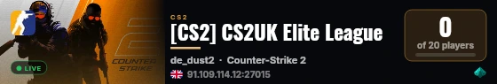 [CS2] CS2UK Elite League live status badge