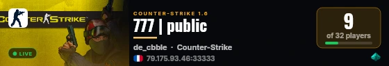 777 | public live status badge