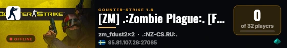 [ZM] .:Zombie Plague:. [FREE VIP] NEW live status badge