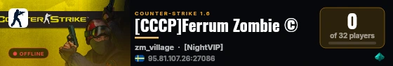 [CCCP]Ferrum Zombie © live status badge