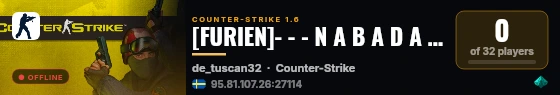 [FURIEN]- - - N A B A D A - - - live status badge