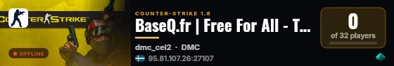 BaseQ.fr | Free For All - THE #1 OG FRAGFEST! live status badge