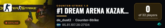 #1 DREAM ARENA KAZAKHSTAN * Free VIP * live status badge