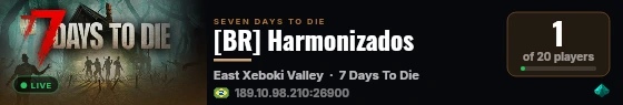 [BR] Harmonizados live status badge