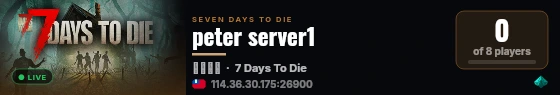 peter server1 live status badge