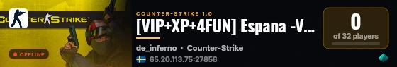 [VIP+XP+4FUN] Espana -VIP- 24/7 #1 DD2 live status badge