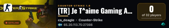 [TR] Je T^aime Gaming Ailesi [ ts1.jetaimepro.com ] live status badge