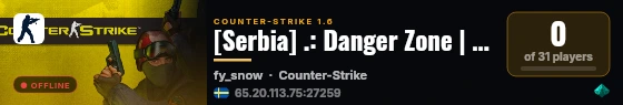 [Serbia] .: Danger Zone | Plant The Bomb :. #1 live status badge