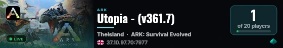 Utopia - (v361.7) live status badge