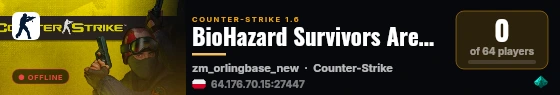 BioHazard Survivors Arena | VIP XP live status badge
