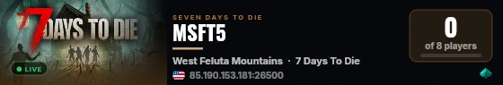 MSFT5 live status badge