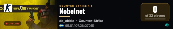 Nobelnet live status badge