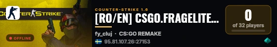 [RO/EN] CSGO.FRAGELITE.RO | CS2 Style Skins | Cases | Crafting | Market | Gloves | Knives live status badge