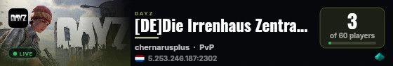 [DE]Die Irrenhaus Zentrale [PvP] live status badge