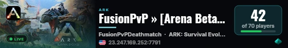 FusionPvP » [Arena Beta] - (v358.24) live status badge